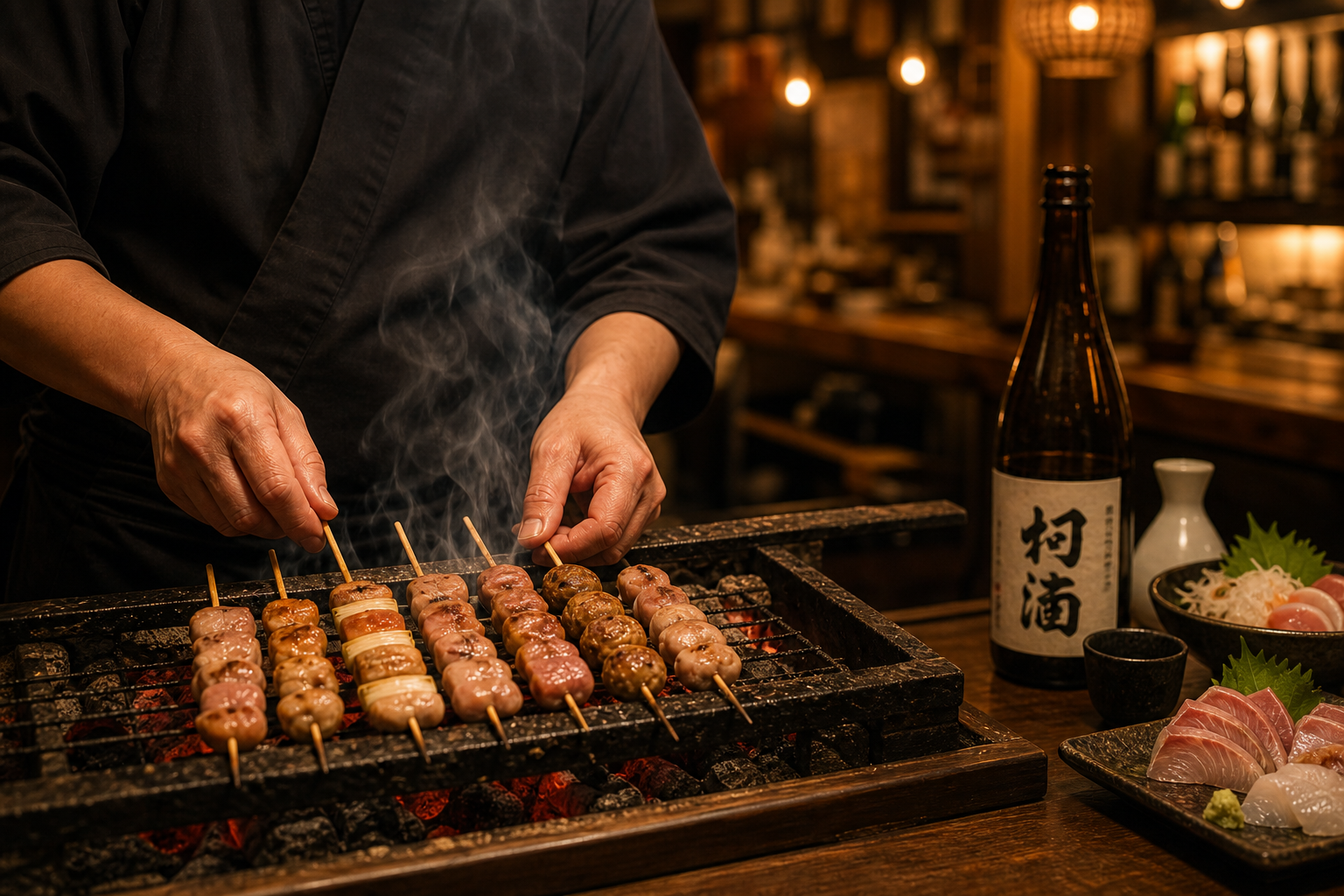 炉端と地酒 灯りのメインビジュアル