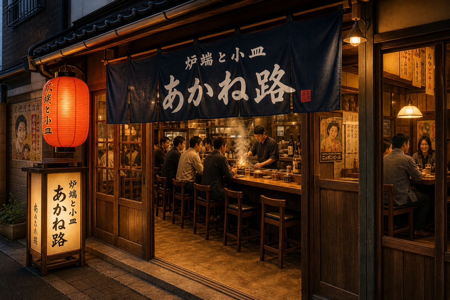 炉端と小皿 あかね路のメインビジュアル